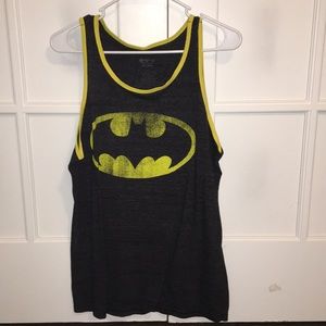 Batman Logo Yellow And Black Tank Top
